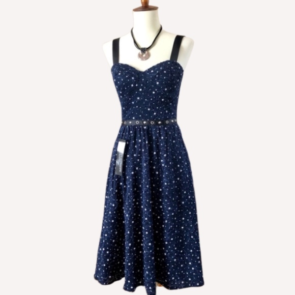 Topshop Dresses & Skirts - Topshop Star Studded Bustier Dress - NEW!